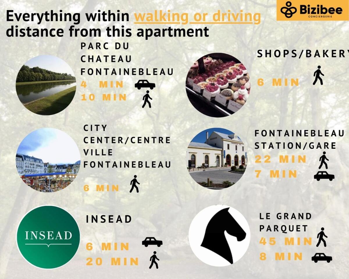 Le Saphir Easy Parking Comfort Apartment Fontainebleau Exterior photo